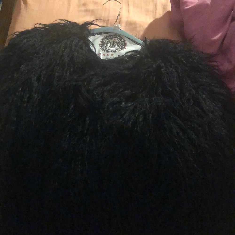 Faux fur jacket
